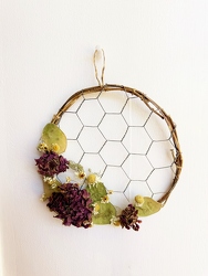 Dried Flower Hoop from Aladdin's Floral in Idaho Falls